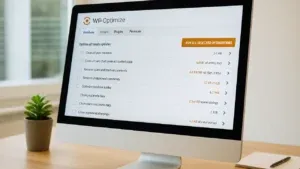 Zrzut ekranu WP-Optimize z listą danych do usunięcia